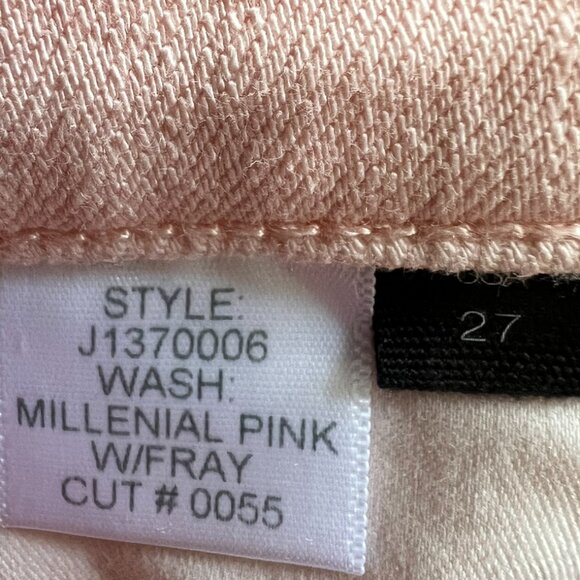 Veronica Beard Debbie Exposed Button Fly Skinny Jeans In Millenial Pink Size 27 - Picture 15 of 16